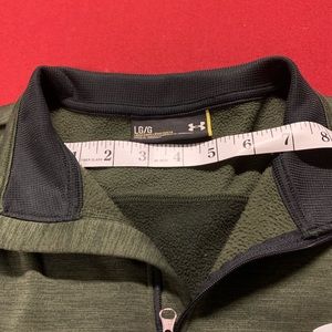 Green Under Armour  1/4 zip